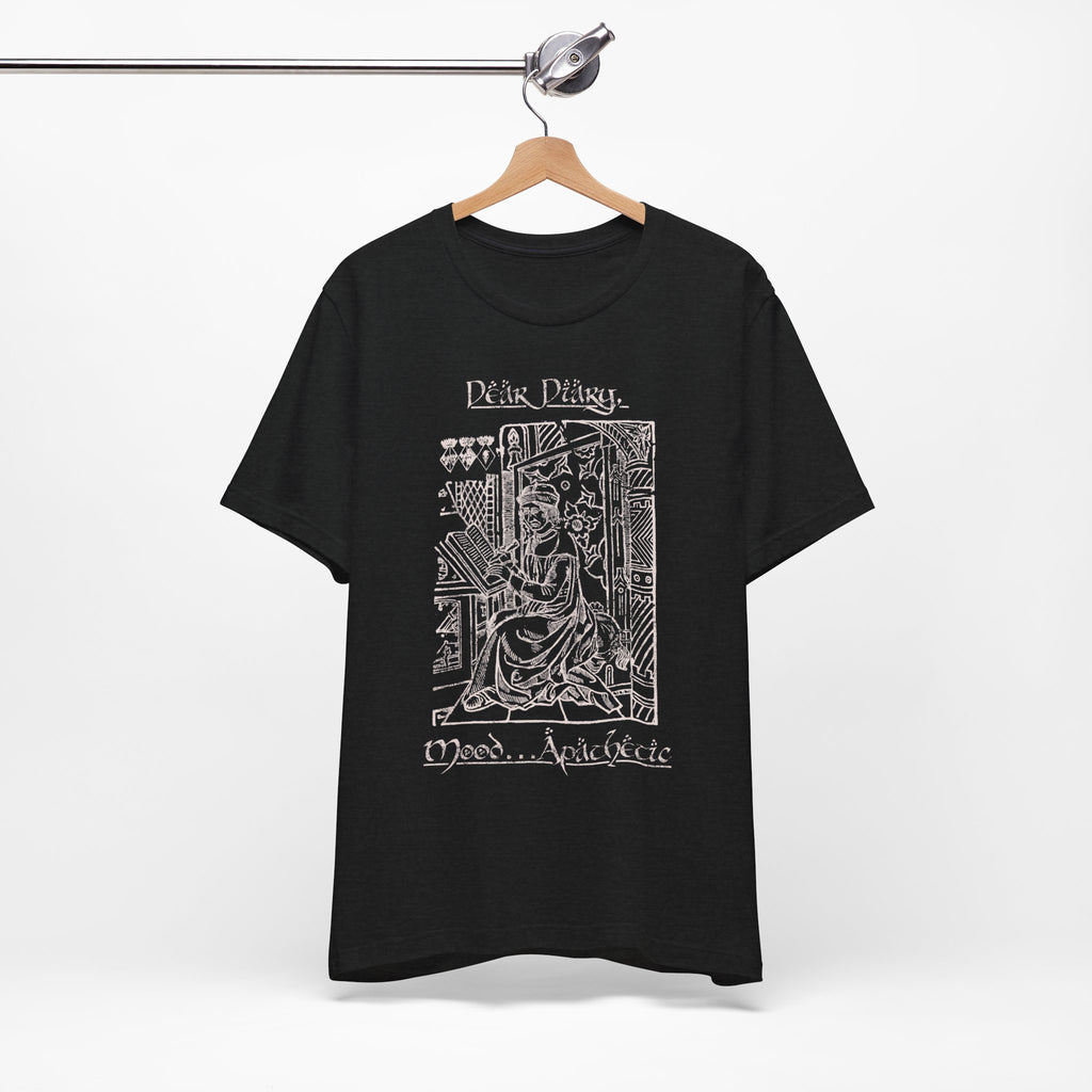 Dark Poetry Graphic Tee 'Mood, Apathetic ' Vintage Art T‑Shirt
