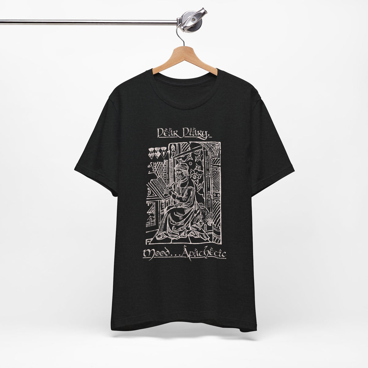 Dark Poetry Graphic Tee 'Mood, Apathetic ' Vintage Art T‑Shirt