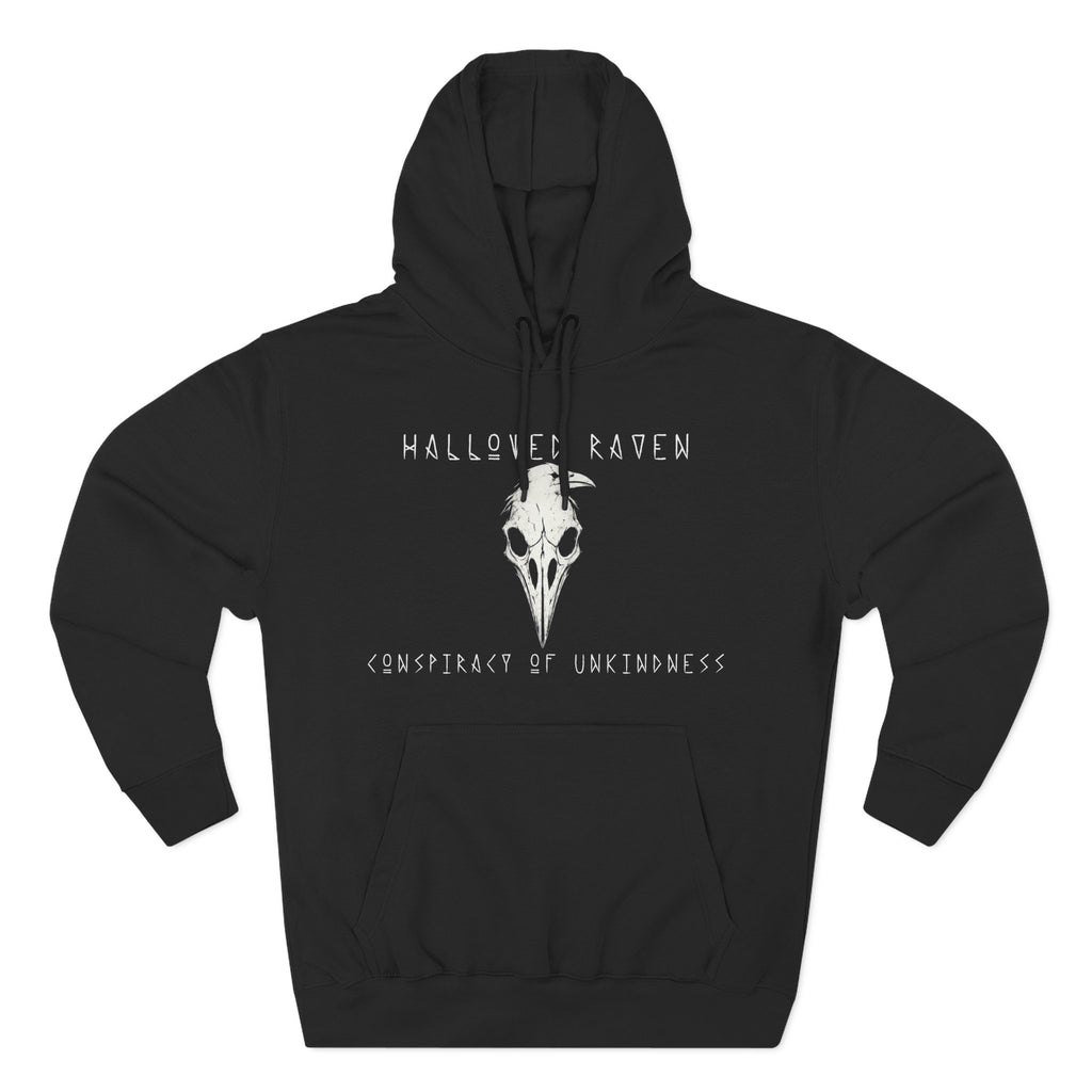 Raven Skull Pullover Hoodie