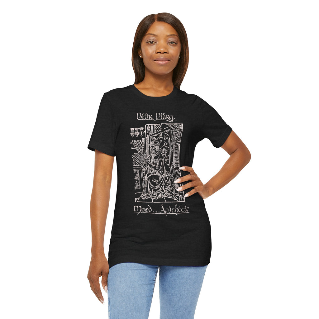 Dark Poetry Graphic Tee 'Mood, Apathetic ' Vintage Art T‑Shirt