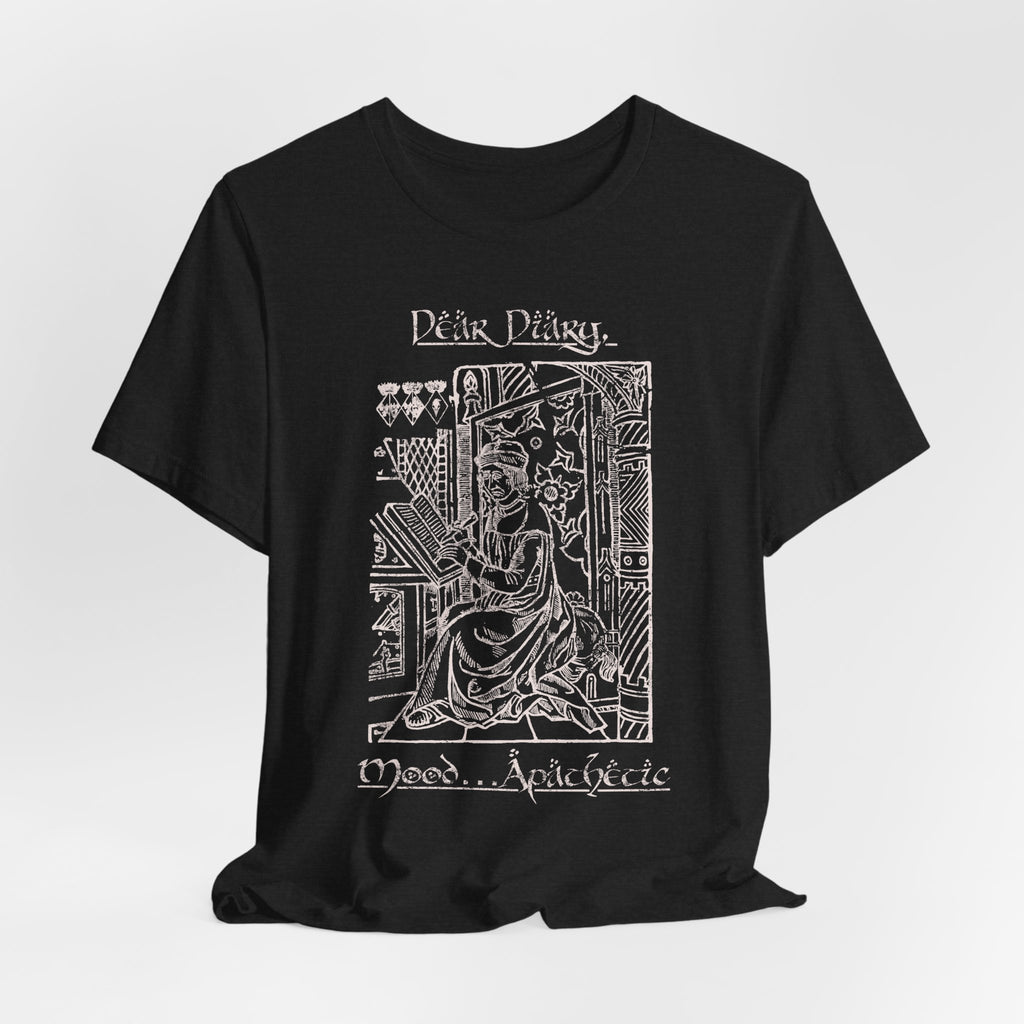 Dark Poetry Graphic Tee 'Mood, Apathetic ' Vintage Art T‑Shirt