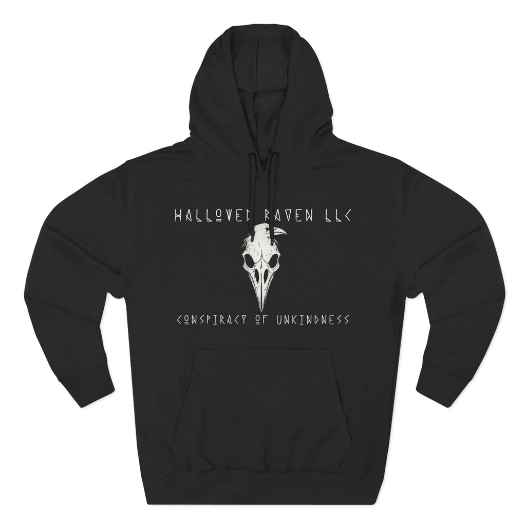 Raven Skull Pullover Hoodie
