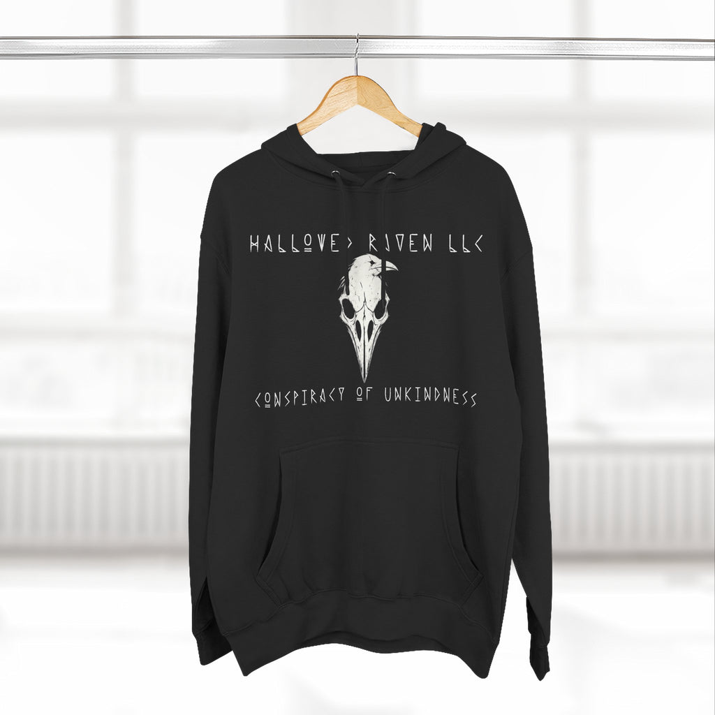 Raven Skull Pullover Hoodie