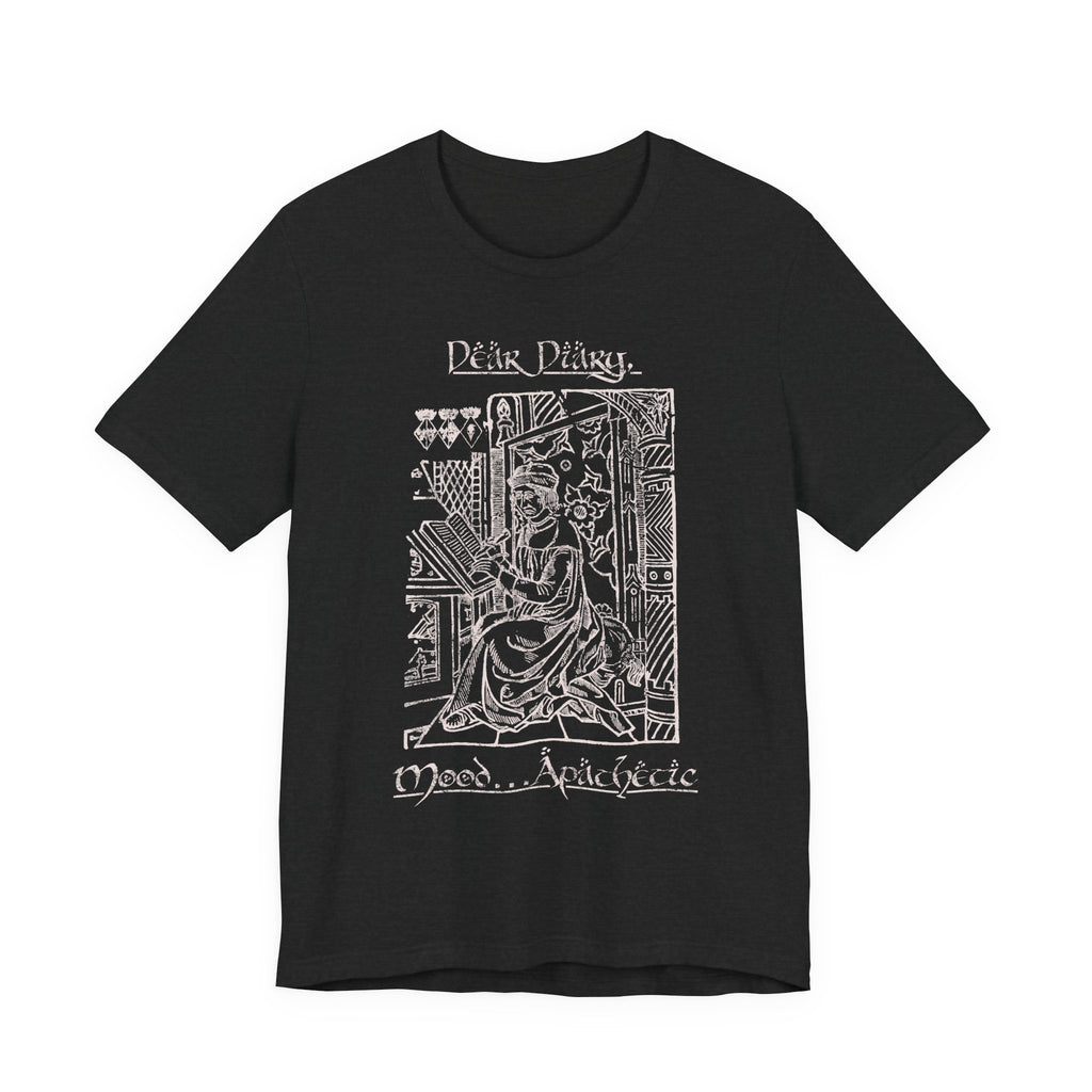 Dark Poetry Graphic Tee 'Mood, Apathetic ' Vintage Art T‑Shirt